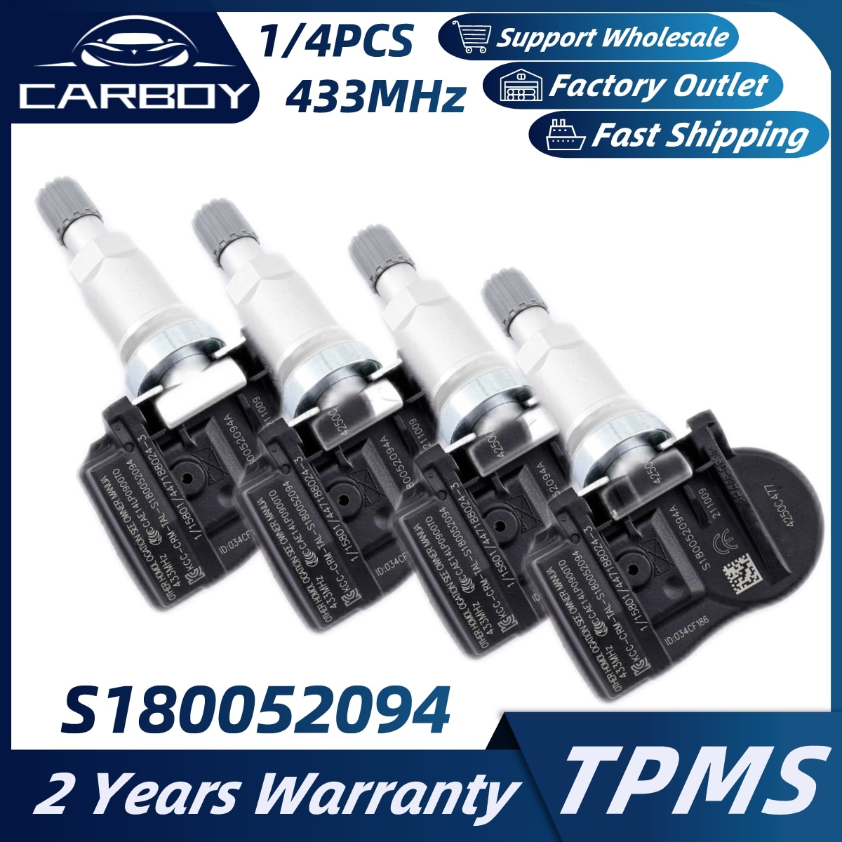 TPMS Ÿ̾ з , ̾ ̽Ÿ Ʈ C-SUV B-SUV ǾƮ 500X Ǫ 4008, 433MHz, 1/4PCs, S180052094, 4250C477